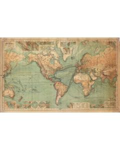 World On Mercator's Projection, 1882