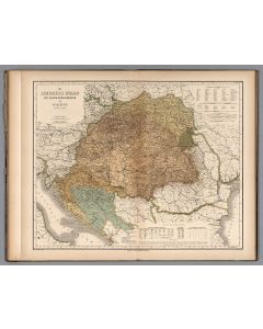 Kingdom of Hungary, adjacent Countries and Galicia, 1886